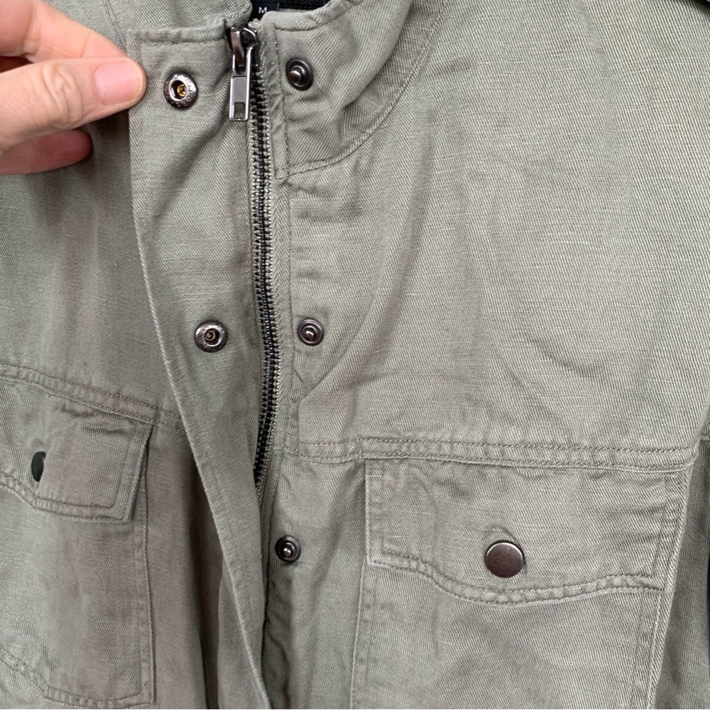 Rails Collin’s Military Jacket In Sage Size M - image 7